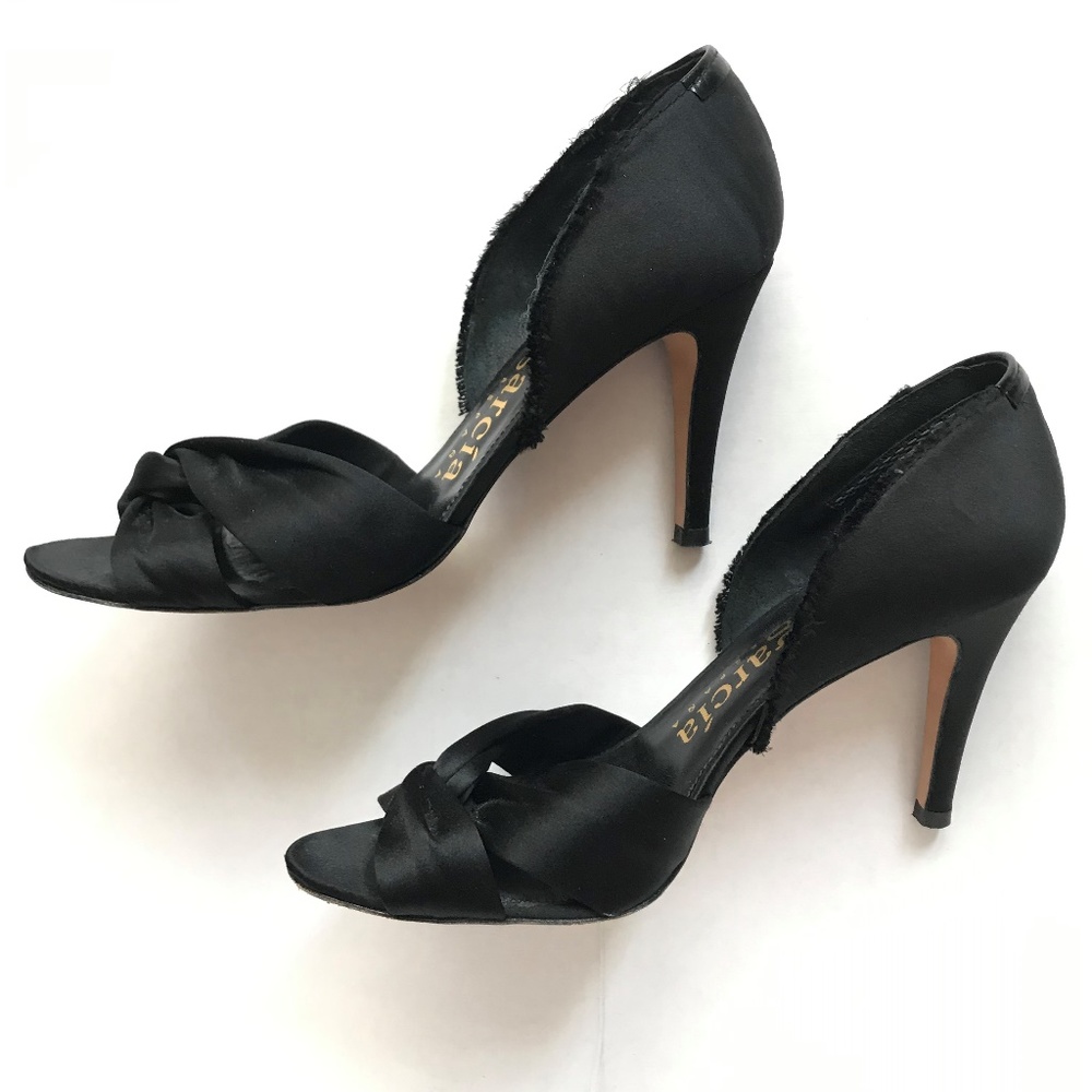 Pedro Garcia Black Damaris Heels - Picture 2 of 8